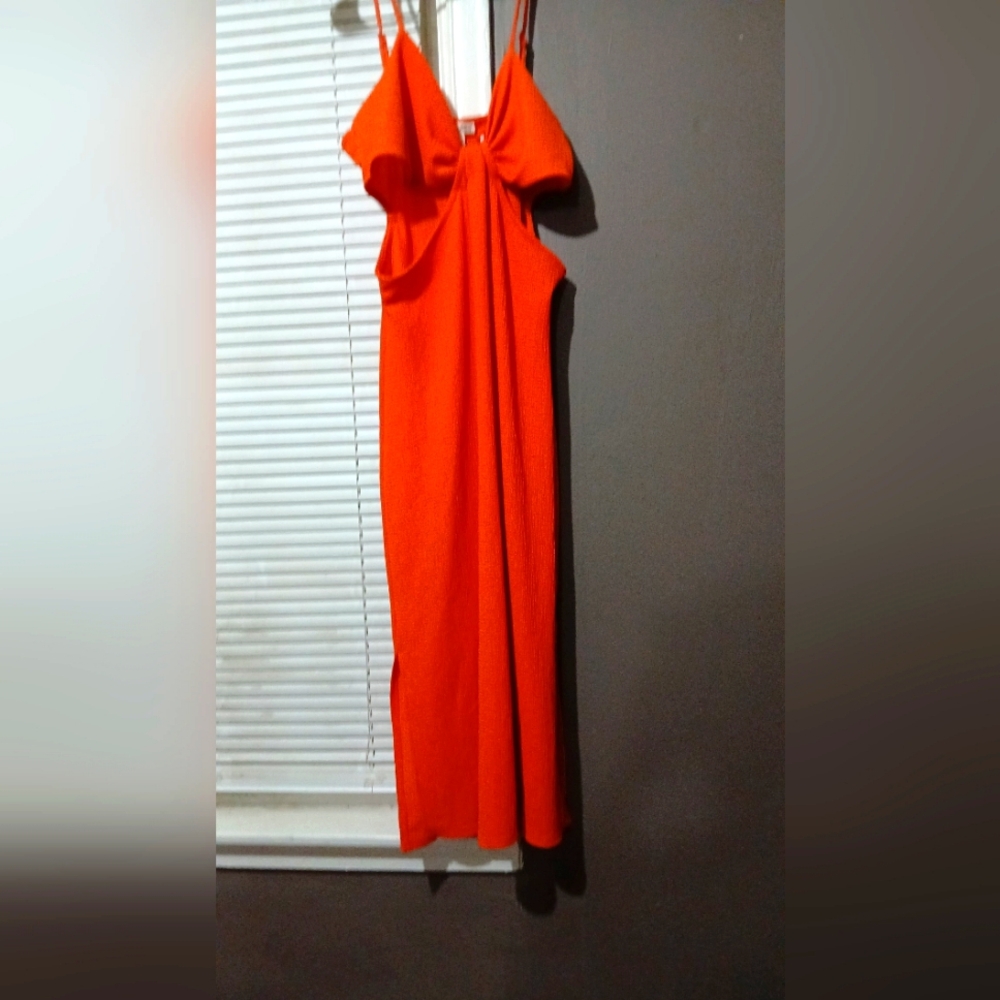 Elegant Orange Dress